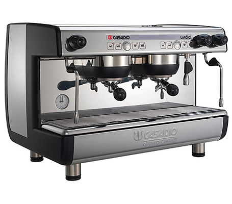 Casadio Undici A2 available in red, black and white from Watermark Coffee Technology