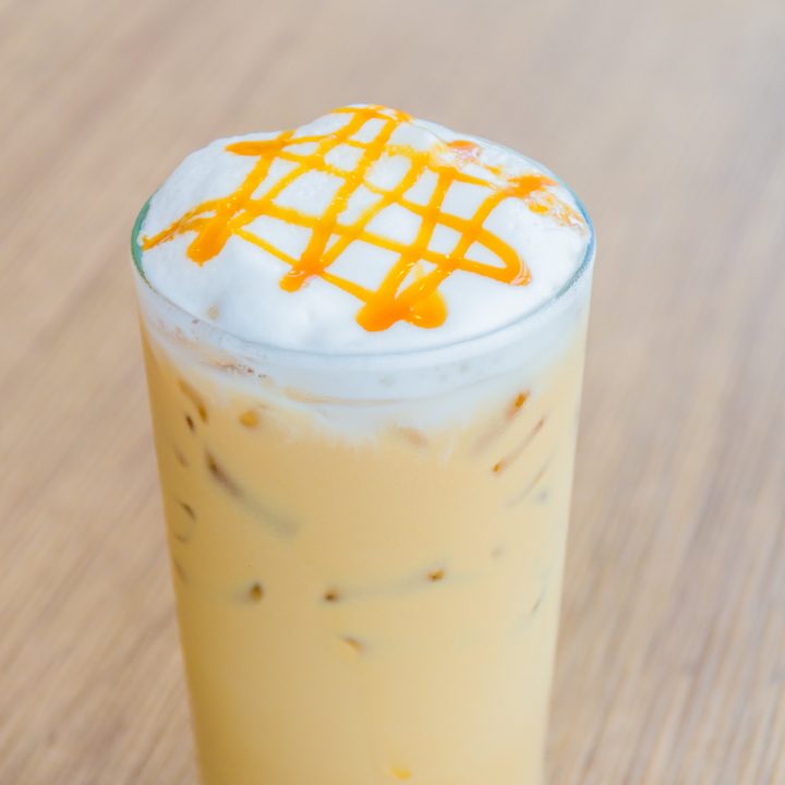 iced caramel latte